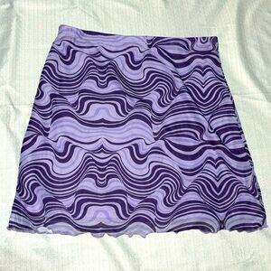 Purple Mini Skirt